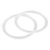 X AUTOHAUX 2Pcs for 6.5 Inch Car Speaker Spacer Ring Acrylic Transparent Mounting Spacer Plate 146mm ID view 1