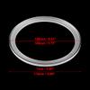 X AUTOHAUX 2Pcs for 6.5 Inch Car Speaker Spacer Ring Acrylic Transparent Mounting Spacer Plate 146mm ID view 3