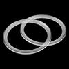 X AUTOHAUX 2Pcs for 6.5 Inch Car Speaker Spacer Ring Acrylic Transparent Mounting Spacer Plate 146mm ID view 4