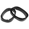 X AUTOHAUX 2Pcs Universal Speaker Spacer Mounting Ring Adapter for 6"x9" Speaker Plastic 46mm Thickness Black Hollow view 3