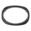 X AUTOHAUX 2Pcs Universal Speaker Spacer Mounting Ring Adapter for 6"x9" Speaker Plastic 46mm Thickness Black Hollow view 4