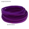 Auniwaig 10m/32.8ft Braid Cable Sleeving Flexible Wire Mesh Sleeve PET Expandable Orange Cable Management Sleeves for 0.15inch/3.82mm Dia Wire, Flat Width 0.24 inch/6mm, Purple 1PCS view 2