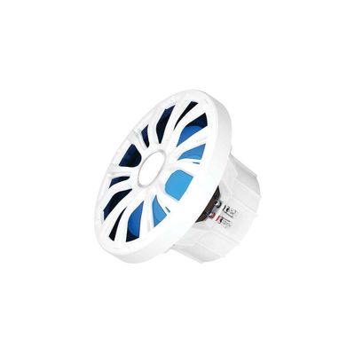Seachoice 10" 800 Watt White Subwoofer with LED Illumination, Marine Grade Subwoofer