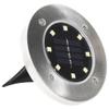 vidaXL Solar Ground Lights - Set of 8 LED Lights in RGB - Waterproof Exterior Lights for Gardens, Patios, Paths, and Balconies -Energy Efficient Solar Powered Outdoor Floor Lamps view 1