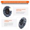 WC Wicked Cushions Upgraded Replacement Ear Pads for Bose 700 Noise Cancelling Headphones (NC700) - Softer PU Leather, Luxurious Memory Foam, Added Thickness, Extra Durable Ear Cushions | (Geo Grey) view 4