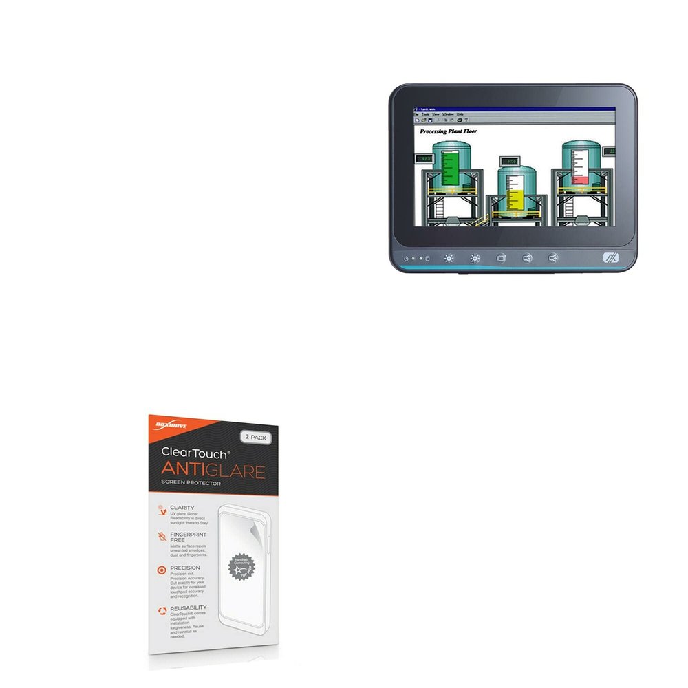 BoxWave Screen Protector Compatible with BSI Computer GOT107W-319 - ClearTouch Anti-Glare (2-Pack), Anti-Fingerprint Matte Film Skin
