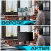 EZ-Pro Screen Protector Privacy Screen Panel for 32 inches (Screen Measured Diagonally) Computer Monitor, Anti Blue Light and Easy Installation, Screen Panel Size 17.3" Height x 28.7" Width view 4