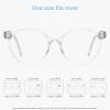 ANRRI Blue Light Blocking Glasses,Blue Light Filter Computer Glasses Women Men Clear Eyewear view 3
