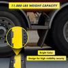 3 Pack of 2 Channel Cable Protector Ramp Heavy Duty Traffic Wire and Hose Cable Ramps(3FEET) view 4