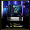 Addlink A95 4TB M.2 SSD Gaming PC Storage Expansion with Heatsink, up to 7200 MB/s, Internal Gaming SSD -2280 PCIe NVMe Gen4X4 3D TLC with Dram NAND SSD view 3