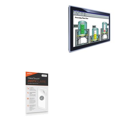 BoxWave Screen Protector Compatible with BSI Computer GOT3187WL-834-PCT - ClearTouch Anti-Glare (2-Pack), Anti-Fingerprint Matte Film Skin