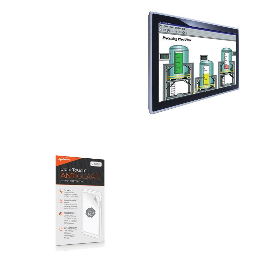 BoxWave Screen Protector Compatible with BSI Computer GOT3187WL-834-PCT - ClearTouch Anti-Glare (2-Pack), Anti-Fingerprint Matte Film Skin