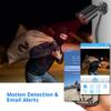 MWEIMA 5MP Home Security Camera System,8CH Expandable DVR with 4PCS Waterproof Cameras,Night Vision,Motion Alert,Remote Views,7X24 Real-Time Monitoring (Size : Standard Kit) view 3