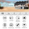 5MP Home Security Camera System,8CH Expandable DVR with 4PCS Waterproof Cameras,Night Vision,Motion Alert,Remote Views,7X24 Real-Time Monitoring (Size : Standard Kit+1TB HDD) view 2