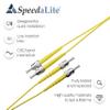 SpeedaLite 8M ST-ST Fiber Patch Cable OS2 Singlemode Duplex 100Gig OFNR, A(Tx) to B(Rx), 8 Meter view 4