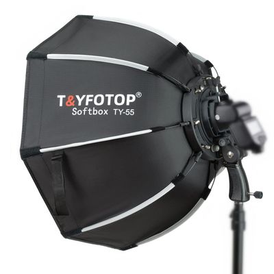 T&YFOTOP 35.4 inches/90 Centimeters Octagonal Softbox with S-Type Bracket Mount, Carrying Case Compatible with Camera Flash Speedlites TT560 NW561 NW565 NW625 NW635 NW670 750II, etc (90cm softbox)