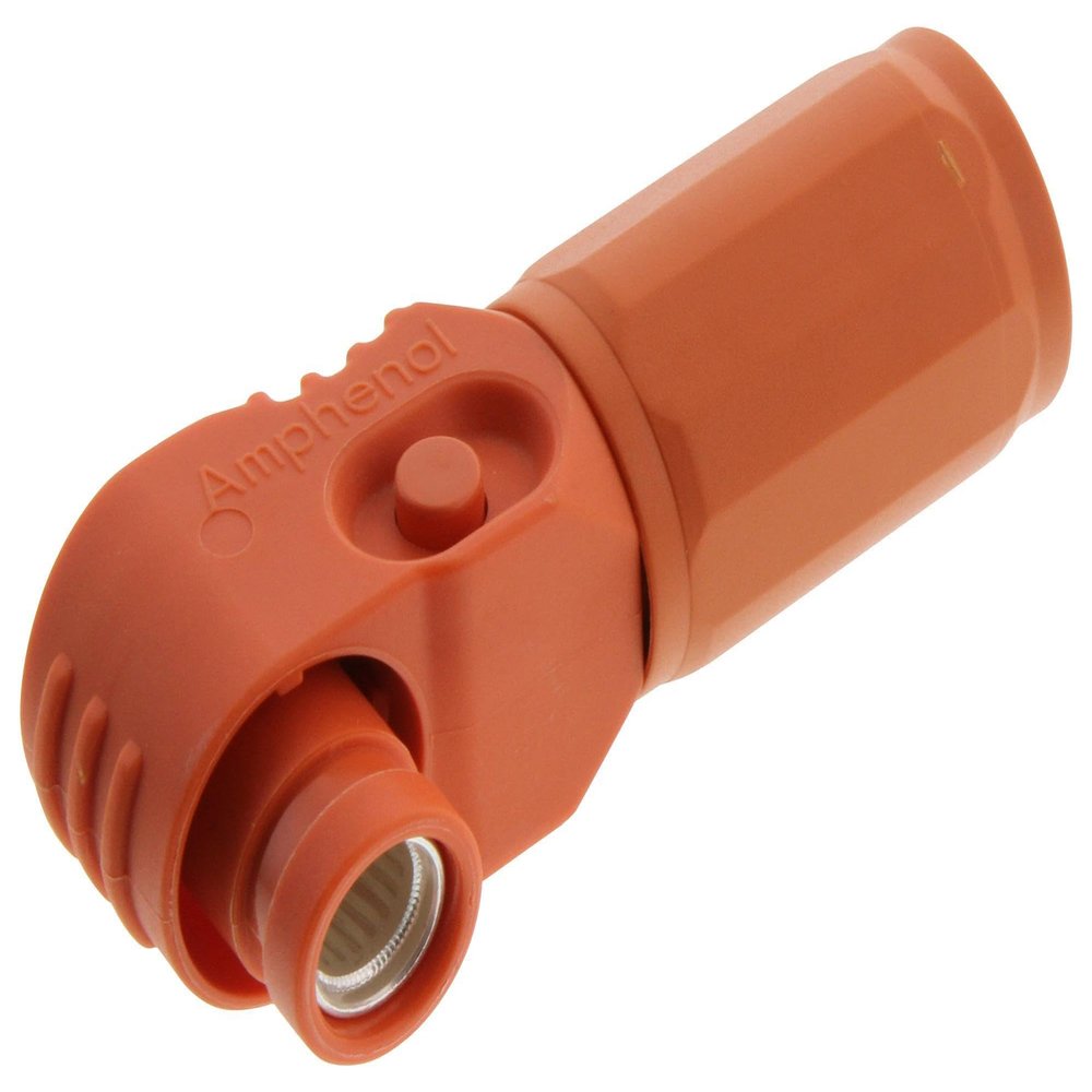 SLPPC85BNO0 - High Power Connector, R/A, ORG, 0 Key, SurLok Plus Series, Plug, 1 kV, 300 A