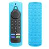 CaseBot Remote Case for Fire TV Stick HD/4K/4K Max (1st Gen)/Fire TV Stick (3rd Gen)/Lite - Anti-Slip Shockproof Silicone Cover for Alexa Voice Remote (2nd & 3rd Generation) (Blue Glow) view 1