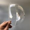 OwlCat Diameter 9.1 Inch/233mm Acrylic Dome Flange Clear Plastic Hemisphere Indoor/Outdoor CCTV Replacement Clear Dome Camera Cover Security Dome Camera Housing view 3