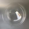 OwlCat Diameter 9.1 Inch/233mm Acrylic Dome Flange Clear Plastic Hemisphere Indoor/Outdoor CCTV Replacement Clear Dome Camera Cover Security Dome Camera Housing view 4