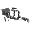 FLYCITY DSLR Camera Cage Shoulder Mount Rig Kit (FC-03F) with Follow Focus & Matte Box | Shoulder Stabilizer Support for Video DV Camcorder HD DSLR | Best Affordable Kit view 1