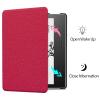 ALMIGHTY Fabric Case for Kindle Oasis (10th Generation, 2019 Release and 9th Generation, 2017 Release) - Slim Cover with Auto Wake/Sleep, Red view 3