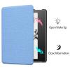 ALMIGHTY Fabric Case for Kindle Oasis (10th Generation, 2019 Release and 9th Generation, 2017 Release) - Slim Cover with Auto Wake/Sleep, Light Blue view 3