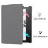 ALMIGHTY Fabric Case for Kindle Oasis (10th Generation, 2019 Release and 9th Generation, 2017 Release) - Slim Cover with Auto Wake/Sleep, Grey view 3