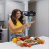 Joby PodZilla Medium Kit, Flexible Tripod with GripTight 360 Phone Mount, Phone Tripod from The Creators of GorillaPod, Compatible with iPhone, Smartphones and Action Cameras, up to 1Kg, Teal view 2