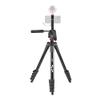JOBY Compact Advanced Kit, Camera/Smartphone Tripod with 3-Way Head, Universal Quick Release Attachment -20 ", Smartphone Holder, Carrying Bag, DSLR, Mirrorless, Colour: Black, Capacity 3 Kg view 1
