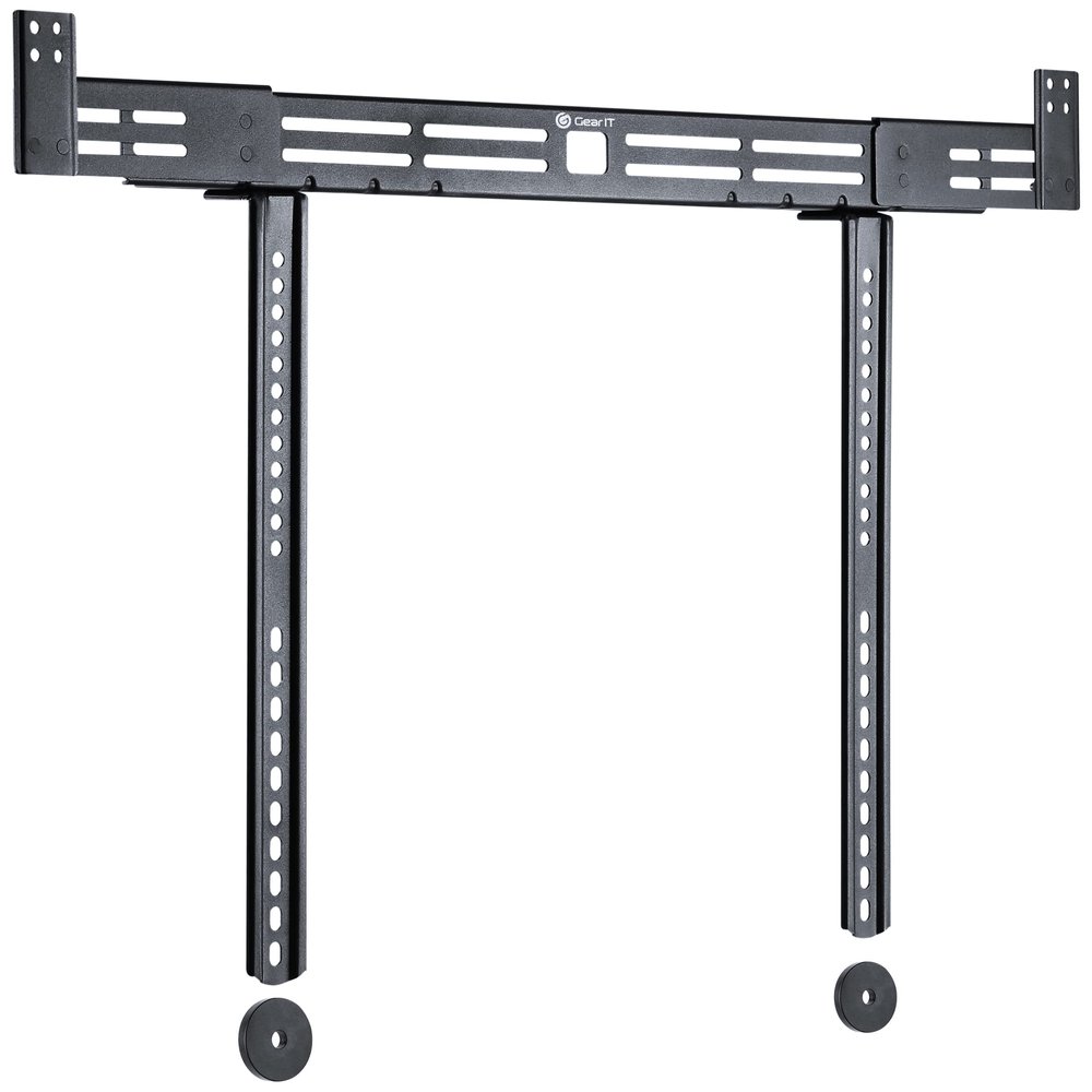 GEARit Sound Bar Mount, Soundbar TV Bracket (Up to 22 lbs) Mount Top or Bottom or Wall Hold, Height and Depth Adjustable Flush Design