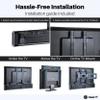GEARit Sound Bar Mount, Soundbar TV Bracket (Up to 22 lbs) Mount Top or Bottom or Wall Hold, Height and Depth Adjustable Flush Design view 2