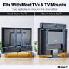 GEARit Sound Bar Mount, Soundbar TV Bracket (Up to 22 lbs) Mount Top or Bottom or Wall Hold, Height and Depth Adjustable Flush Design view 3