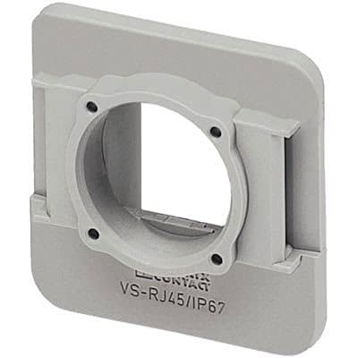 1689844, CAT5E Mt Frame for Female/Female Insert PLUSCON VS Series
