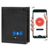 SMART CC Men Wallet with Tracker Work with iOS&Android, Wallet Tracker with large capacity Genuine Leather Wallet 15 Card &1 ID Windows &3 Cash Slot&Coin Pocket(Black) view 1