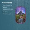 Die Cut Sticker Glacier National Park, Montana, The Mountains are Calling, Vinyl Sticker, (Waterproof Decal for Cars, Water Bottles, Laptops, Coolers), Large view 4