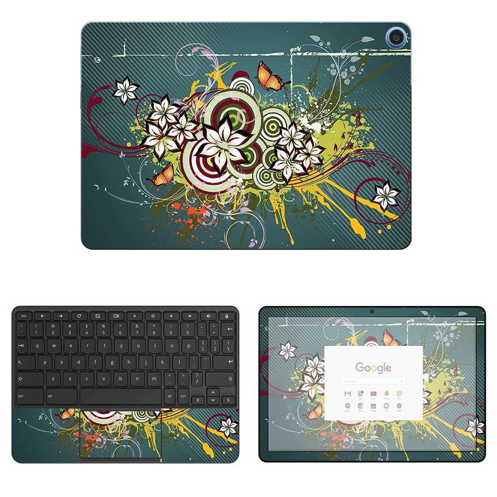 Decalrus - Protective Decal Skin Sticker for The Lenovo Chromebook Duet (10.1" Screen) Tablet Cover wrap LEchrmbkDuet10-181