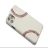 mcmadley Baseball Phone Case for iPhone 13 Pro Max - Made with Professional Ball Leather and Raised Red Hand Stitching, Thin Case, Protective Grip, Authentic Leather Cover view 2