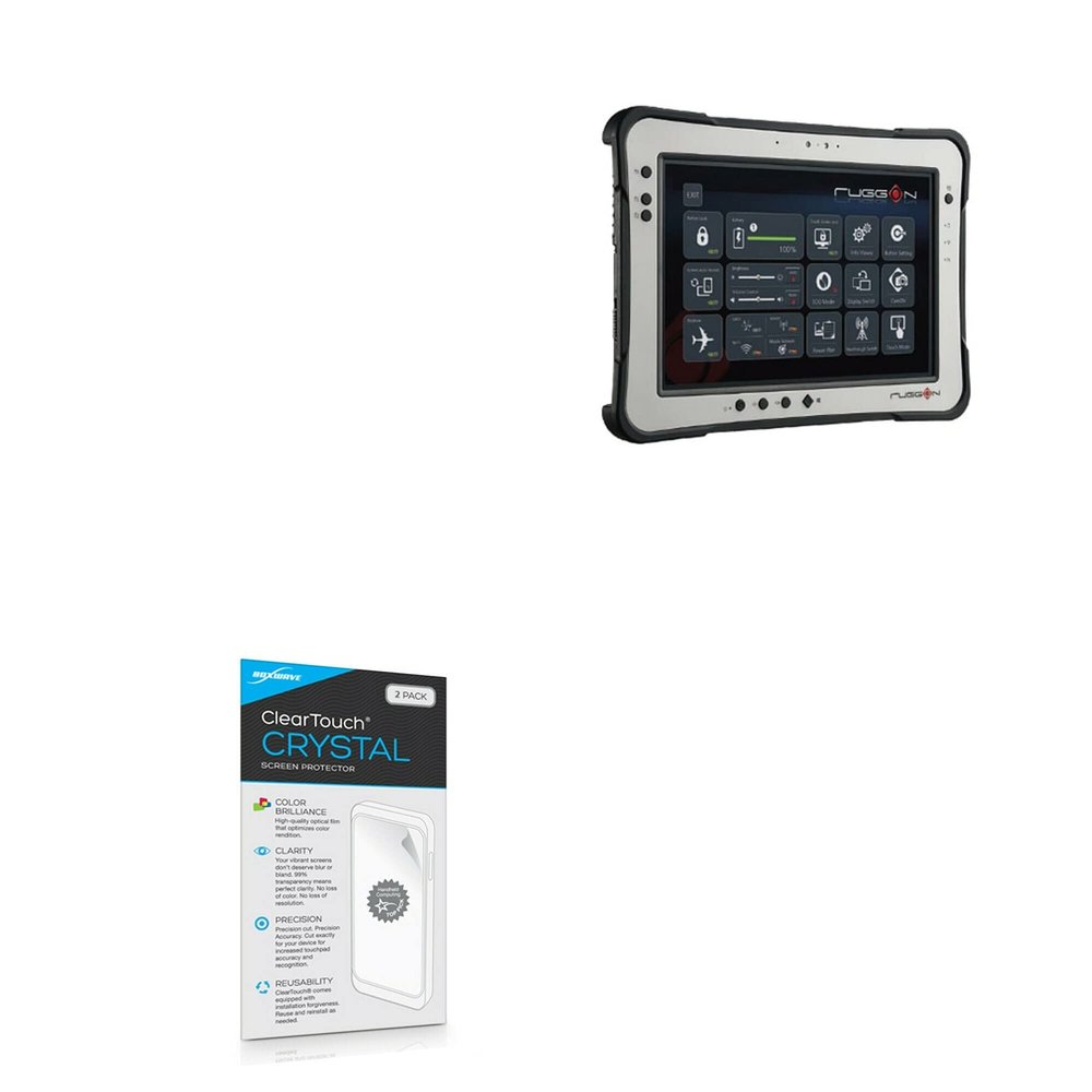 BoxWave Screen Protector Compatible with BSI Computer RuggON PX-501B - ClearTouch Crystal (2-Pack), HD Film Skin - Shields from Scratches