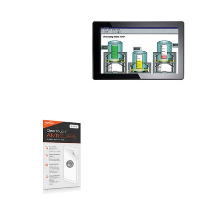 BoxWave Screen Protector Compatible with BSI Computer GOT3187W-834-PCT - ClearTouch Anti-Glare (2-Pack), Anti-Fingerprint Matte Film Skin