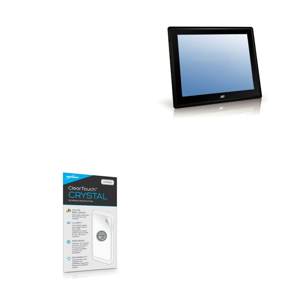 BoxWave Screen Protector Compatible with BSI Computer PPC-F15B-BT - ClearTouch Crystal (2-Pack), HD Film Skin - Shields from Scratches