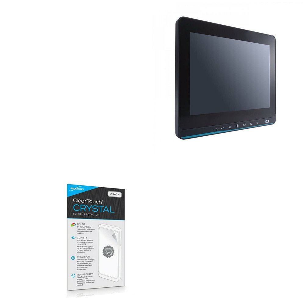 BoxWave Screen Protector Compatible with BSI Computer GOT110-316-PoE-PD - ClearTouch Crystal (2-Pack), HD Film Skin - Shields from Scratches