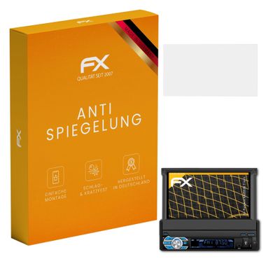 atFoliX Screen Protector compatible with Pumpkin AA0553B 7 Inch Screen Protection Film, anti-reflective and shock-absorbing FX Protector Film (2X)