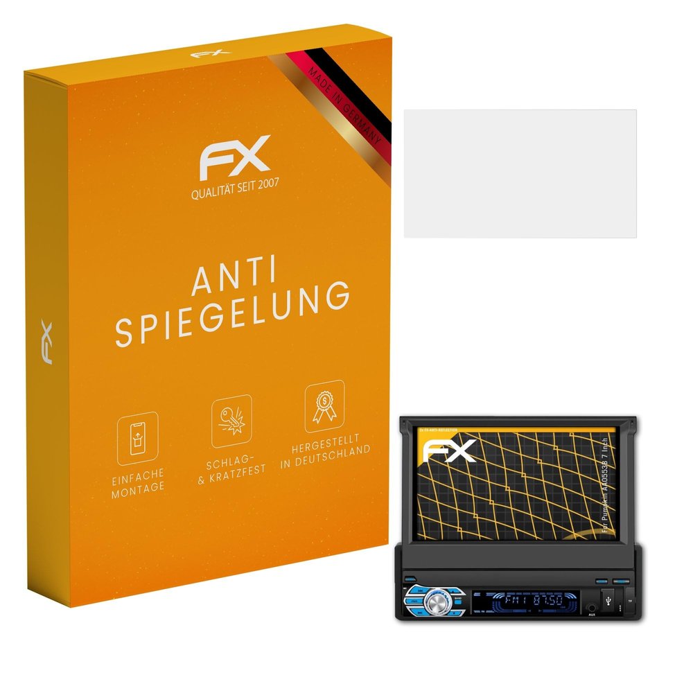 atFoliX Screen Protector compatible with Pumpkin AA0553B 7 Inch Screen Protection Film, anti-reflective and shock-absorbing FX Protector Film (2X)