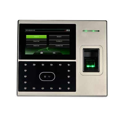 Time Attendance Machine Office Electronics TCP/IP Biometric Fingerprint Face Facial Time Attendance Door Access Control Time Clock Time Recorder System (Color : Uface800)