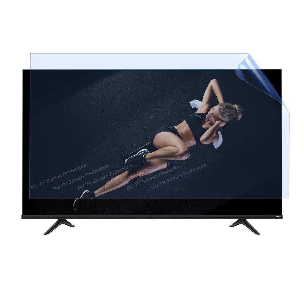 Anti-Reflection TV Screen Protector for 42/43/50/55/75 Inch, Matte Anti-Glare/Anti-Blue Light/Dust Filter Film, Filtering Can Reduce Eye Fatigue,75" 1682 * 966