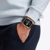 TryBest Leather Bands for Fitbit Versa Lite, Soft Leather Wristband with Metal Buckle Adjustable Replacement Strap 5.5-8.1 inch for Women Men Compatible for Fitbit Versa/Versa 2/Versa Lite - Black view 4