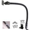 ChargerCity 24 Adjustable 4 Hole AMPS Pattern Replacement Car Truck Seat Rail Floor Mount w/24 Gooseneck for SiriusXM Satellite Radio/ICOM Yaesu CB Ham Radio & Garmin ZUMO XT Rigged Mount GPS view 1