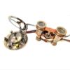 2 Piece Size 4 inch Brass Pocket Monocular Binocular Brass Telescope Binocular Telescope Copper Antique Golden Polish Size 2.05 inch Compass Sundial view 2