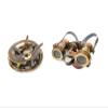 2 Piece Size 4 inch Brass Pocket Monocular Binocular Brass Telescope Binocular Telescope Copper Antique Golden Polish Size 2.05 inch Compass Sundial view 3